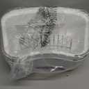 Step Stool for Kids (2 Pack), Toddlers Stool for Potty Training, Bathroom, Kitchen, Bedroom, Toy Room and Living Room. Toilet Stools with Soft Anti-Slip Grips for Safety, Stackable (Grey) (Gray)