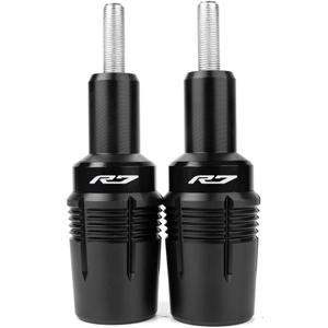 MOWOK Frame Sliders for Yamaha R7 YZFR7 2021 2022 2023 2024 2025 2026 Motorcycle Accessories Crash Protection pad Bobbins Pad Falling Protector Frame Sliders YZF-R7 (Black)