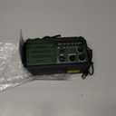 10000mAh/37000mWh Emergency Radio, Solar Radio, Hand Crank Radio, NOAA AM FM Weather Radio, 4 Charging Methods, Polymer Battery, Flashlight & Reading Lamp, SOS Alarm, Phone Charger for Emergency (10000mAh Dark Green)