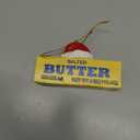 Christmas Butter Ornament Christmas Food Tree Ornaments Food Gifts Resin Funny Hanging for Tree, 4 x 2.4 x 1.2 Inches