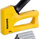 YEAHOME Light Duty Staple, Upholstery Staple with 1000PCS JT 21 Staples of 5/16 inch, Stapler for Wood, Classroom, Crafts, DIY, Decoration