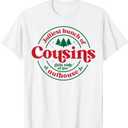 Jolliest Cousins This Side of The Matching Family Christmas T-Shirt Small