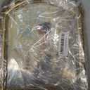 Cuspin 8x10 Picture Frame Vintage Gold Frames, Antique Gold Ornate Resin Photo Frame with Glass Front for Tabletop and Wall Mounting, 8 by 10 Arched Picture Frame for Home Decor