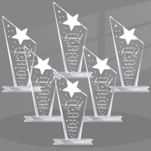 Bucherry 6 Pcs May You Be Proud employee appreciation gifts Acrylic Keepsake Paperweight Thank You Gifts for Coworker Vet Teacher Nurse Doctor