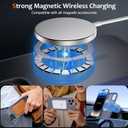 Anuck Case for iPhone 14 Pro Max Case Magnetic Phone Case Compatible with MagSafe, Soft TPU Bumper Hard Translucent Matte Back Slim Fit Shockproof Protective Cover for Men Women Girls - Blue