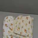 2-Pack Mini Crib Sheets Fitted - Pack N Play Sheets for Pack and Play Mattress, Organic Cotton, Soft & Breathable Jersey Playard Bedding, Neutral Mini Toddler Bed Cover for Boys, Girls (Construction)