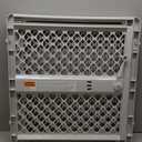 MYPET Universal Pet Gate: 26 - 42 Wide Dog Gate for Doorways with Pressure Fit or Swinging Door Hardware Mounting Types Included: 26" Tall; Gray