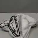 Black Aluminum Hangers, 12.6 Inch Kids Baby Hanger, Sturdy Metal Kids Hanger for Wardrobe, Space Saving Toddler Hangers (30 pcs)