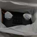 Karaoke Machine,Portable Bluetooth Speaker with 2 Wireless Microphone for Adults & Kids with LED Lights, Karaoke Microphone with PA System Supports USB/TF/AUX,Gift for Party (Black)