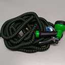 50 ft Non-Expandable Garden Hose, Flexible Ultra Lightweight Durable, Kink-Free Water Hose with 10 Function Sprayer - Non-Tangle,Puncture Proof pipe, Easy to Store, All-Weather Use Garden Hoses