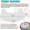 High Chair Tray Cover Compatible with Stokke Tripp Trapp Chair with Cup Holder - Smooth Surface and Strong Suction - Made with Food-Safe Plastic (BPA BPS BPF Lead Phthalate Free) - Clear