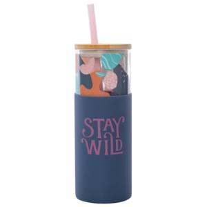 Stay Wild 20fl.oz. (591ml) Glass Tumbler