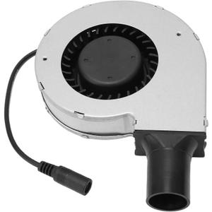 Vikye 12V 2A DC Blower Fan Brushless High Speed Heat Resistant Metal Cooling Fan (US Plug)