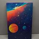 3Pcs Space Boy Canvas Wall Art Cute Inspirational Space Fantasy Wall decor, 16inx24in canvas
