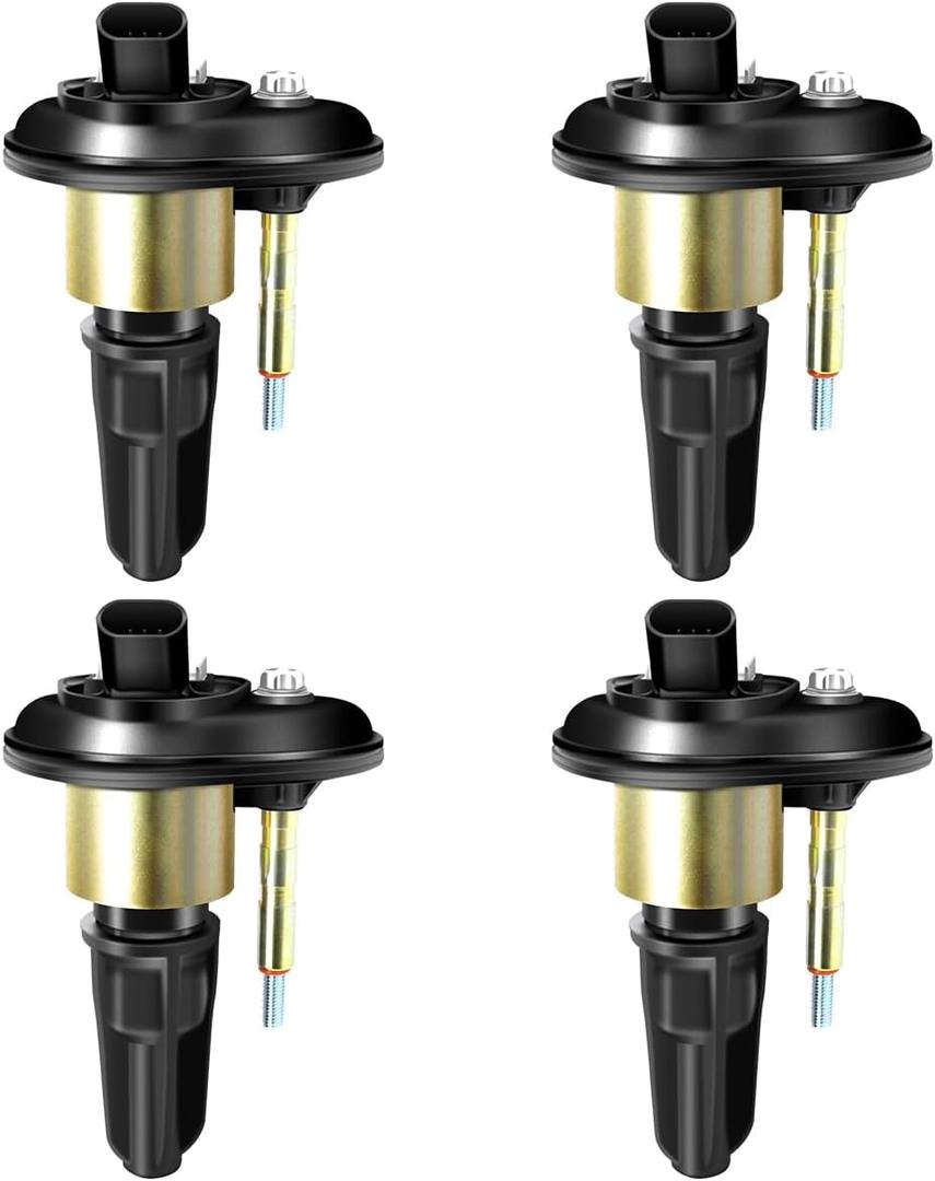 MAS Ignition Coils UF303 Compatible with 2004-2006 GMC Canyon Chevy Colorado 2006 Isuzu i-280 2.8L L4 Replacement for IC414 UF303 C1395(Set of 4)