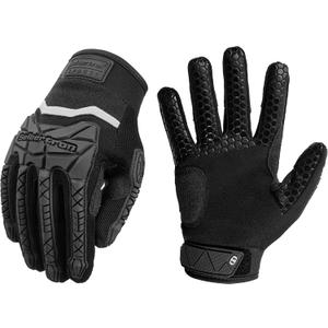Seibertron B-A-R PRO 2.0 Signature Baseball + Softball + Teeball Batting Gloves Super Grip Finger Multiple 11 Sizes + L Adult 