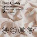 Taupe Tassel Pillowcases, Khaki Standard Pillow Cases Set of 2, Soft Washed Microfiber, Taupe Handmade Tassel Pillow Cover, 2 Pack (Queen, Taupe Tassel)
