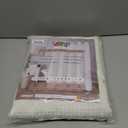 Colorful Star 256GSM Waffle Weave Heavy Duty Shower Curtains, No Hook Shower Curtain with Snap in Fabric Liner, Hotel Style Waterproof Bathroom Curtain Set, 72 x 75 Inch, Ivory