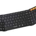 ProtoArc Foldable Bluetooth Keyboard, XK01 Full-Size Portable Wireless Keyboard for Travel, 105 Keys, 0.65" Keycaps, Multi-Device Sync for iPad Tablet Smartphone Laptop PC Windows iOS Android, Black