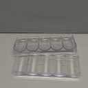 SEETOOOGAMES Poker Chip Tray Rack - Clear Acrylic Casino Chip Holder - Chips Storage Display Case for Texas Hold'em, Blackjack, Gambling, Poker Clubs, Parties or Home Casino Nights - 10 Pack