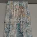 BEIMO Area Rugs 3x5 for Living Room Bedroom, Modern Abstract Machine Washable Rug, Soft Low Pile Floor Carpet with Non Slip Backing for Entryway, Teal/Grey