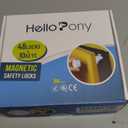 Cabinet Locks for Babies48Locks+10Keys) Magnetic Child Locks for Cabinets Baby Proofing Cabinets-HelloPony