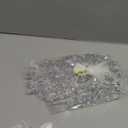 Christmas Tree Decoration Crystal Ornaments - 48pcs Acrylic Christmas Ornaments Snowflake Icicle Drop Crystal Hanging Ornaments for Xmas Tree Winter Holiday Frozen Party Decorations (Clear)