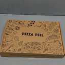 Perforated 10" Metal Pizza Peel Turner with Folding Handle for Outdoor Pizza Oven Accessories and Indoor Baking Use