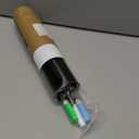 Magnetic Black Dry Erase Board Sheet 12" x 8" for Fridge, Easy to Read with 3 Bright Colors Chalk Markers, Small Refrigerator Magnet Whiteboard for Family Planner Grocery List