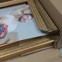 Edenseelake 11x14 Picture Frames Set of 2, Vintage Gold 11 x 14 Poster Frame for Wall Hanging Vertical and Horizontal