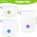 12 Pack Reusable Produce Bags, Barcode Scanable See Through Mesh Bags, Heavy Duty Washable Mesh Grocery Bag with Drawstring for Fruits, Grocery Storage, Toy Storage, 13.8"W x 16.5"H