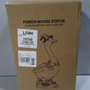 GIGALUMI 20" Halloween Witch Porch Goose for Outdoor Halloween Decorations