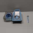 ONCE FOR ALL Upgrade Safe Mandoline Slicer Plus, Biger Size, Adjustable Vegetable Food Chopper Potato Fries Cutter, Detachable Blade, Kitchen Chopping Artifact, Gift (SkyBlue) (Gray)