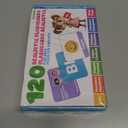 QUOKKA ABC Learning Flash Cards for Toddlers 1-3 Years - 120 Flashcards for Kids 2-4 in a Bag - Alphabet Numbers Letters Preschool Activities Ages 4-8 - Gift Speech Therapy Toys 1-3-5 yo