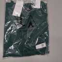 Womens Puff Short Sleeve Tops Summer V Neck Ruffle Collar T Shirt Business Casual Blouse Loose Casual Tshirts (Green, M)