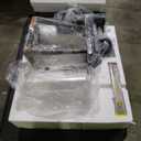 Nuvo 60/6512 Lakeview Lighting Fixture, 1Lt Small Lantern, Aged Bronze Finish with Clear Seed Glass