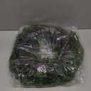 24" Real Touch Christmas Cedar Wreath - Artificial Cedar Wreaths Faux Green Fake Pine Needles Wreath for Front Door, Wall, Windows, Home, Outdoor, Xmas Decor