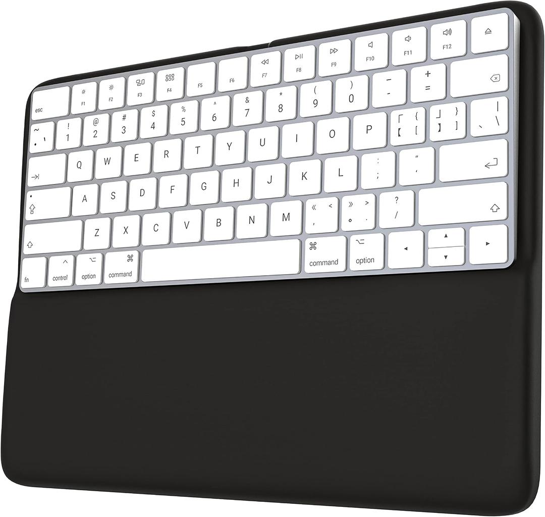HONKID Wrist Rest for Magic Keyboard 2 (MLA22LL/A, A1644) and Magic Keyboard with Touch ID(MK293LL/A), Magic Keyboard Stand Pad to Relief Pain, Black