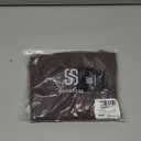 SUUKSESS Women Sexy Mesh Sheer Crop Tank Tops Sleeveless Ruched Going Out Tops (Large, Mocha)