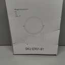 8" Wall Mounted Makeup Mirror 1X/ 10x Magnifying Mirror Double Sided Vanity Makeup Mirror for Bathroom Nickel Brush Finish