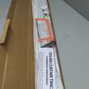 FELIDESIGN Curtain Track, Ceiling Curtain Track for Room Divider, Ceiling Mount Rail Set with Roller Hooks, White, 6ft - 9ft