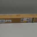 UNISHADES no Drill Cordless Roman Shades for Windows, 38" W × 64" H - 100% Blackout - Linen - Mist White