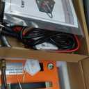 Pcp air compressor 4500PSI Portable PCP Compressor, 12V DC/110V AC PCP Airgun Compressor Manual-stop, w/External Power Adapter, Built-in Fan, Suitable for Paintball, Air Rifle, Scuba Bottle (Orange)