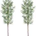 Artificial Olive Tree, 6FT Tall Faux Olive Trees 72in Outdoor Fake Potted Silk Plant with Trunk and Realistic 648 Leaves and 24 Fruits for Modern Office Home Decor Indoor 2Pack
