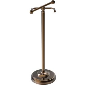 Toilet Paper Holder Stand, Bronze Toilet Paper Holder Free Standing, Post Pivoting Design & Stable Weighted Base SUS304 Stainless Steel for Bathroom (Mega Roll)