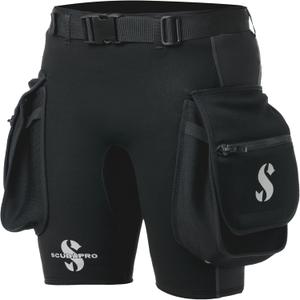 Scubapro Men's Hybrid Cargo Shorts, 1mm (XX-Large, Black)