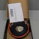 HEATIT 50ft Self-Regulating Pipe Heating Cable for Pipe Freeze Protection, Automatic with Built-in Thermostat for Metal And Plastic Home Pipes, Energy-Saving Heat Tape for Pipes ETL Listed, 120V 3W/FT