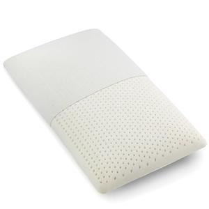 Latex Pillow, 100% Natural Talalay Latex Pillow with Removable Breathable Cotton Cover, Luxurious Soft Bed Pillow for Side Back and Stomach Sleepers, Help Release Neck Pressure (Standard (Soft))