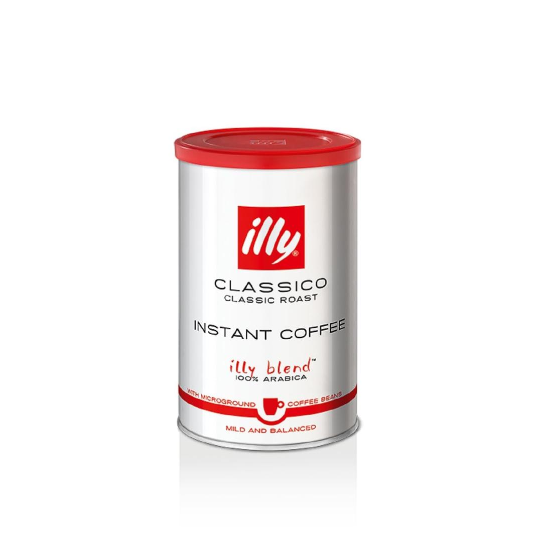 illy Instant Coffee- 100% Arabica Coffee  Classico Medium Roast - Notes Of Caramel, Orange Blossom & Jasmine - Easy Preparation - Convenient Coffee Instant Format - Roasted In Italy  3.3 Ounce