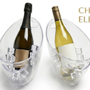Clear Acrylic Oval Wine & Champagne Ice Bucket